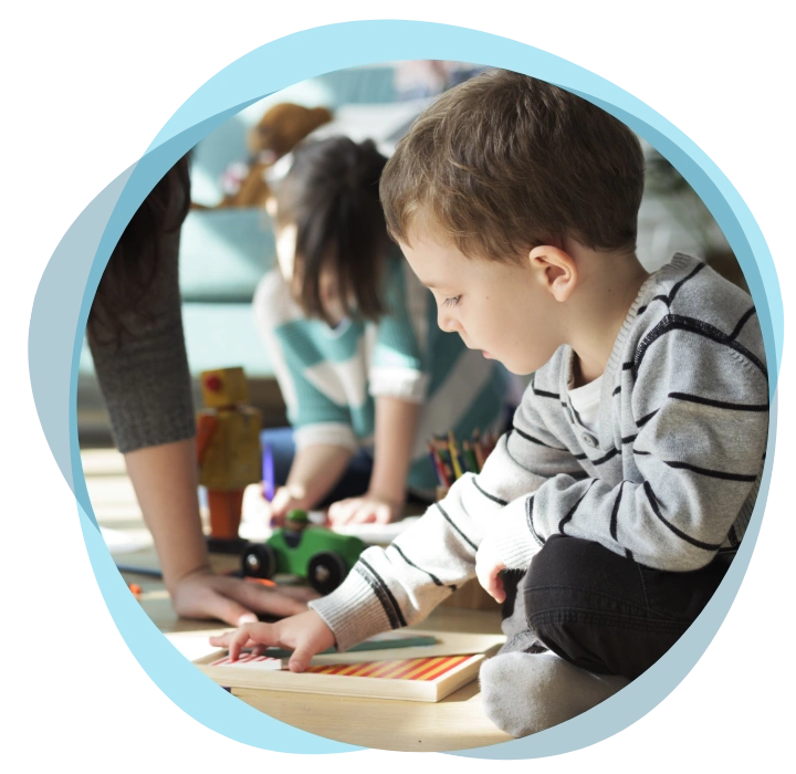 Docente recibiendo formación